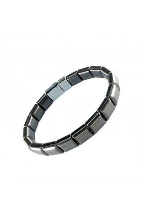 دستبند استیل (فولاد) طوسی زنانه استیل (فولاد) AKSESUARIM - کد 222236084