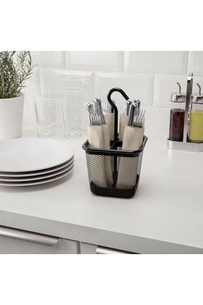 جای قاشق طوسی استیل (فولاد) IKEA - کد 785629690