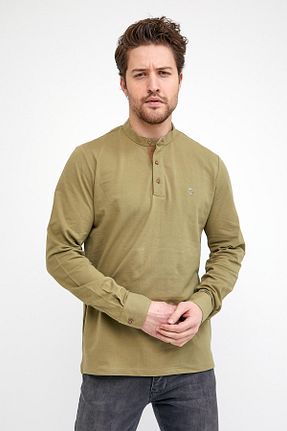 سوئیشرت سبز مردانه ساده ENQUE - کد 213295141