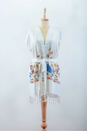 لباس ساحلی سفید زنانه کد 40203646