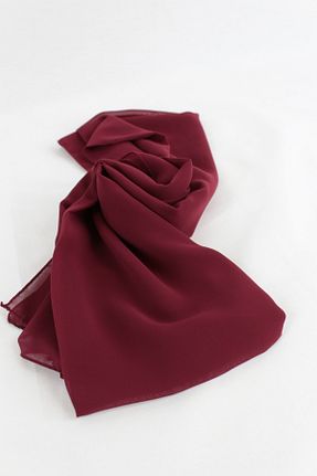 شال زرشکی زنانه شیفون Duha Store - کد 41494914