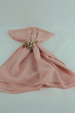 شال صورتی زنانه شیفون Duha Store - کد 41498619
