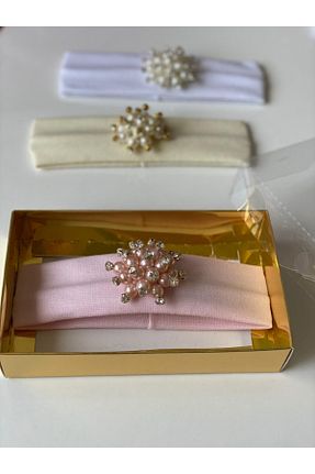 کش سر صورتی بچه گانه پنبه ای QUEEN AKSESUAR - کد 41488422