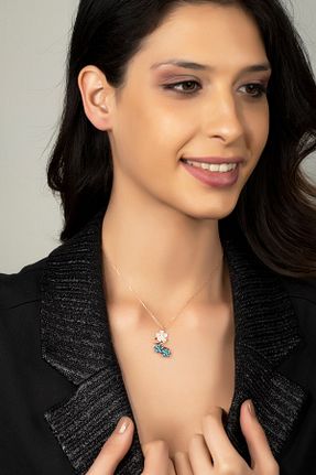 گردنبند نقره سفید زنانه 925 عیار LINTERNA - کد 41653385