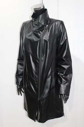 پالتو پشمی مشکی زنانه رگولار Metins Leather - کد 52891444