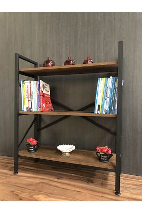 قفسه کتاب قهوه ای 110 سانتی متر Metin Güneş Mobilya - کد 66353697