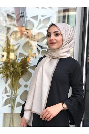 شال بژ زنانه کرپ Armine TREND - کد 66363884