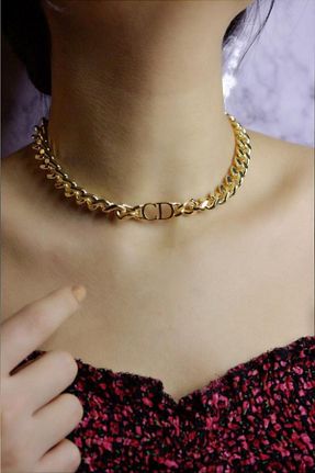 گردنبند جواهر طلائی زنانه Rams Bijuteri - کد 66595289