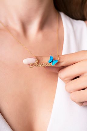 گردنبند نقره طلائی زنانه 925 عیار Violansia - کد 225227770