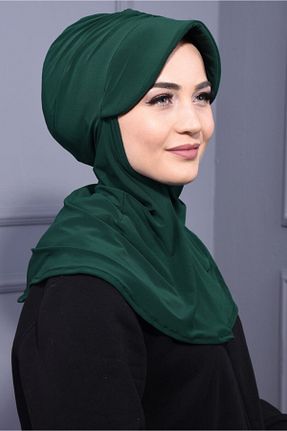 شال سبز زنانه پنبه ای Nowa Scarf - کد 88999365