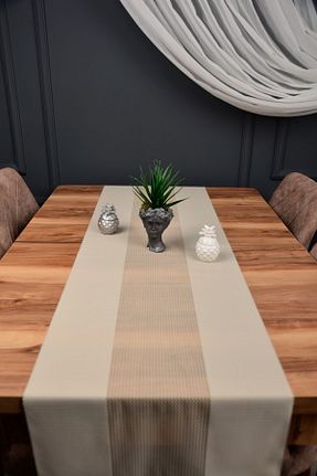 سرویس آمریکائی بژ مستطیل Saççax Exclusive - کد 225084003