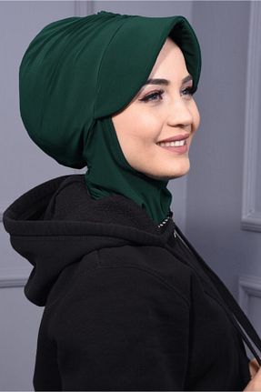 شال سبز زنانه پنبه ای Nowa Scarf - کد 88999365