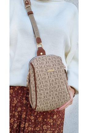 کیف کمری قهوه ای زنانه چرم مصنوعی Just Polo - کد 124385250
