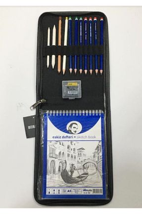 کاغذ و قلم هنری آبی hobi market art - کد 80473021