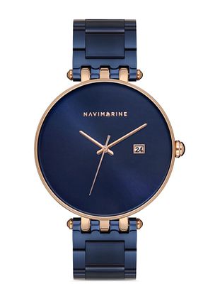 ساعت مچی سرمه ای مردانه 41-45 میلی متر Navimarine - کد 227426874