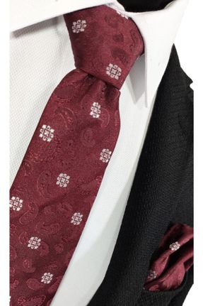 کراوات زرشکی مردانه Standart میکروفیبر کد 229309805