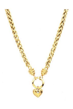 گردنبند استیل ( فولاد ) طلائی زنانه استیل (فولاد) Welch - کد 229537855