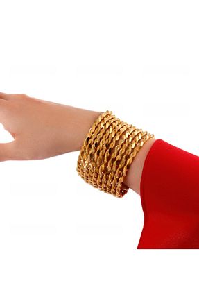 النگو طلائی زنانه 22 عیار Yıldız Gold İmitasyon - کد 72665437
