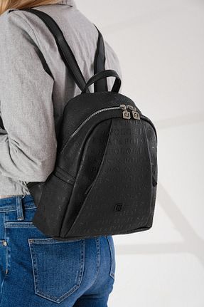 کوله پشتی مشکی زنانه سایز متوسط Just Polo - کد 230406657