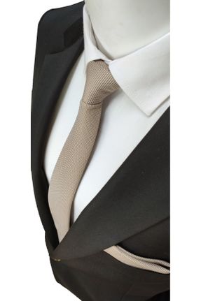 کراوات بژ مردانه میکروفیبر Standart کد 230473082