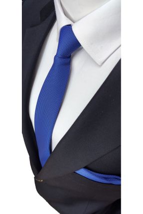 کراوات سرمه ای مردانه میکروفیبر Standart کد 230292508