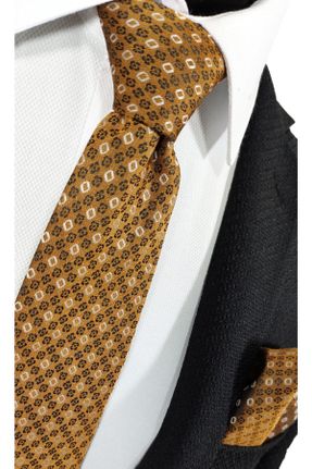 کراوات زرد مردانه Standart میکروفیبر کد 228415449
