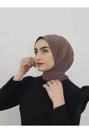 شال قهوه ای زنانه پنبه ای R&S modibone - کد 230084258