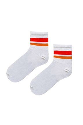جوراب سفید زنانه پنبه ای Socks Stations - کد 100268757