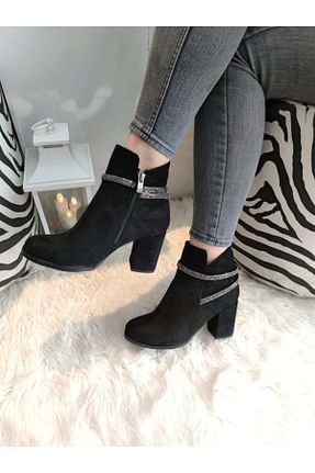 بوت / نیم بوت مشکی زنانه پارچه Esf - کد 232109693