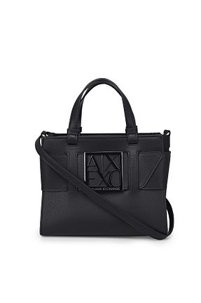 کیف دوشی مشکی زنانه پلی اورتان Armani Exchange - کد 66219957