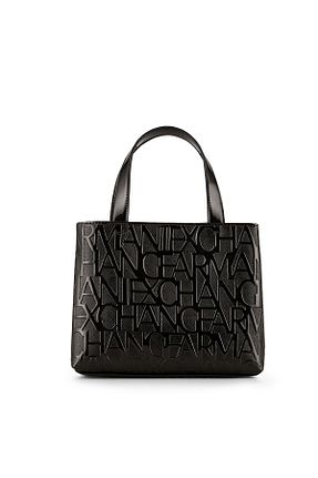 کیف دوشی مشکی زنانه پلی استر Armani Exchange - کد 66381358