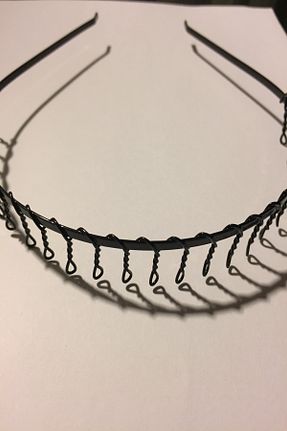 تاج مشکی زنانه نخ متالیک Çınar Aksesuar - کد 66701737
