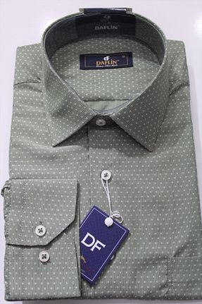پیراهن خاکی مردانه رگولار Daflin - کد 66765221