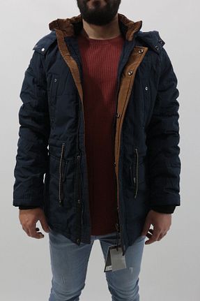 کاپشن سرمه ای مردانه اسلیم فیت Staff - کد 67280214