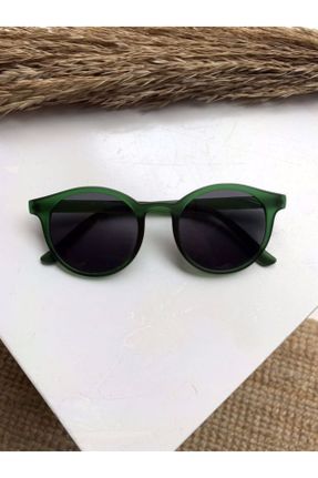 عینک آفتابی سبز زنانه 52 UV400 مات بیضی کد 232125552