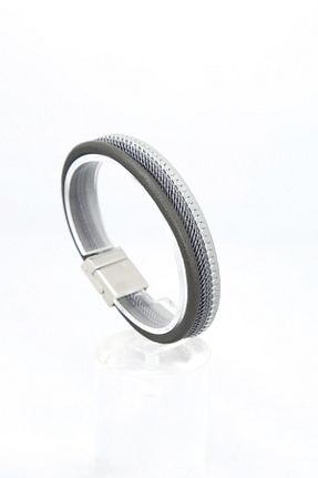 دستبند جواهر طوسی زنانه چرم Carrera - کد 96871564