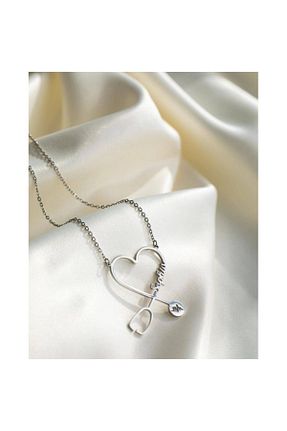 گردنبند نقره سفید زنانه 925 عیار BERCHINE - کد 232941775