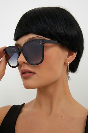 عینک آفتابی مشکی زنانه UV400 ModaLand - کد 115890243