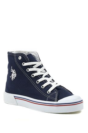 کفش کژوال سرمه ای زنانه پاشنه کوتاه (1 - 4 سانتی متر) U.S. Polo Assn. - کد 234004879