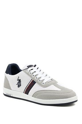 کفش اسنیکر سفید مردانه بند دار U.S. Polo Assn. - کد 225259940