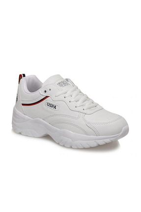 کفش اسنیکر سفید زنانه بند دار U.S. Polo Assn. - کد 234196635
