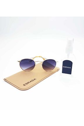 عینک آفتابی طلائی زنانه UV400 ESRADA - کد 232847345