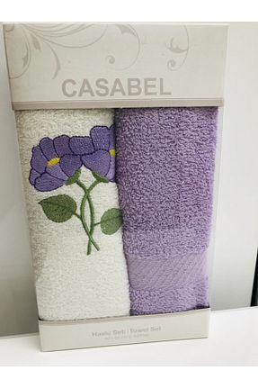 حوله بنفش پنبه ای Taç - کد 218675142