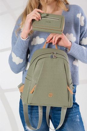 کوله پشتی خاکی زنانه سایز متوسط Just Polo - کد 234086195
