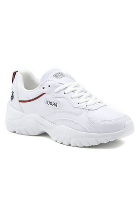 کفش اسنیکر سفید زنانه بند دار U.S. Polo Assn. - کد 711402391