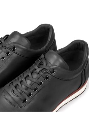 کفش کژوال مشکی مردانه چرم طبیعی پاشنه کوتاه ( 4 - 1 cm ) پاشنه ساده کد 234063473