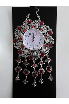 ساعت دیواری قرمز 45 x 25 kapadokyahediyelik - کد 234091050