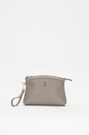 کیف پورتفوی و کلاچ طوسی زنانه Pierre Cardin - کد 218166152