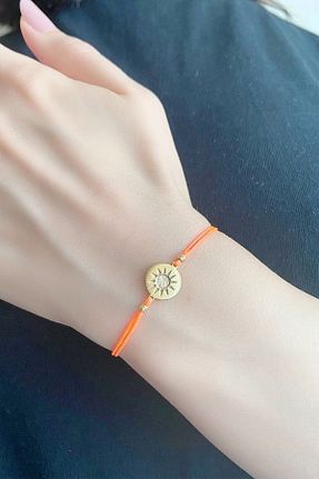 دستبند نقره طلائی زنانه 925 عیار alberaccessories - کد 55132734