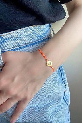 دستبند نقره طلائی زنانه 925 عیار alberaccessories - کد 55132734